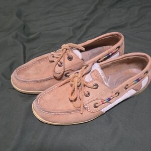 Sperry Firefish Rainbow Boat Shoes with Colorful Accents
